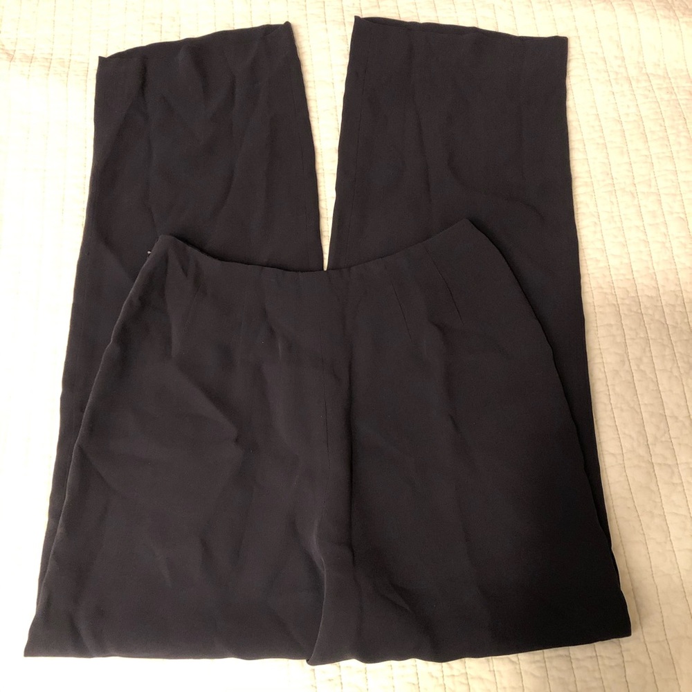 DANA Buchman  Black pants w/side zipper